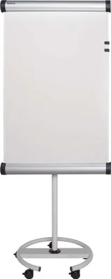 Produktbild von MAUL Flipchart MAULsolid flip2use 63 x 71 x 196 cm mobil höhenverstellbar grau