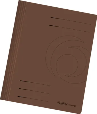 Produktbild von 10 Herlitz Manila Karton Schnellhefter / DIN A4 / Farbe: braun