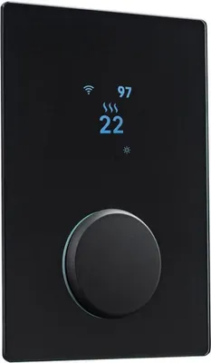 Produktbild von Saunasteuerung HUUM UKU WiFi mit WLAN bis 18 kW, GLASS Black Schwarz