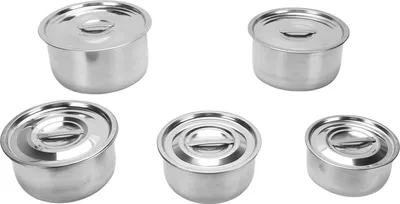 Image de Set de soupière en acier inoxydable, multifonctionnel, aspect minimaliste et élégant, cuisiner à la maison