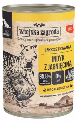 Image de Wiejska Zagroda Dinde à l'agneau 400g