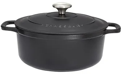 Image de Cocotte ronde en fonte émaillée 32cm noir - Chasseur - PUC473201 -