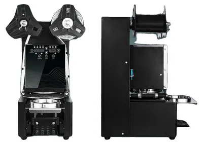 Immagine prodotto di Macchina per sigillare bicchieri, funzionamento automatico, display LCD, colore nero