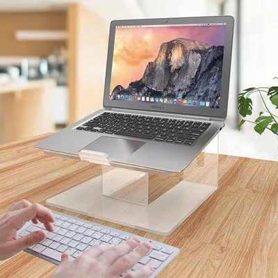 Immagine prodotto di Rialzo ergonomico per laptop, antiscivolo, kit per il tempo libero