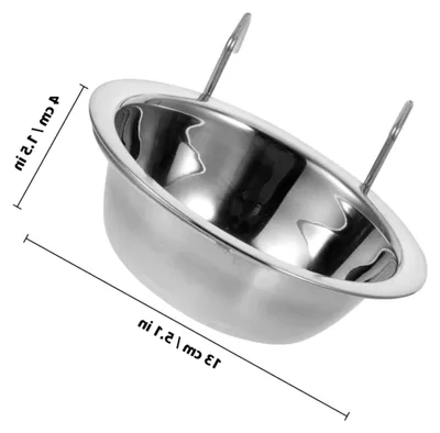 Produktbild von Edelstahl Futterspender für Vögel mit Haken