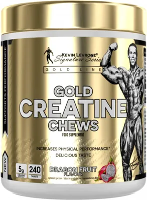 Zdjęcie produktu dla Kevin Levrone® Gold CREATINE CHEWING GUMS 240 Stück Dragon Fruit