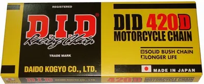 Zdjęcie produktu dla Łańcuch Napędowy Moto Did 420 Bez O-Ring (Rozkuty Ogniwo)