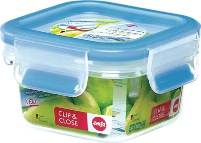 Image de Emsa Clip & Close Boîte fraîcheur 0.25 L, boîte à pain, boîte fraîcheur, boîte à pain, 508535