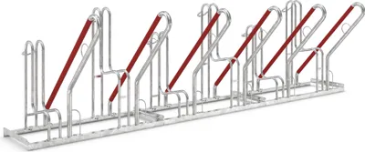 Produktbild von Fahrradständer mit Anlehnbügel 4506 XBF | 6 Räder einseitig | RA 500mm