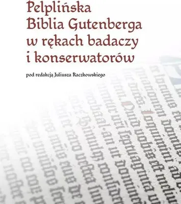 Immagine prodotto di La Bibbia Pelplin Gutenberg nelle mani di ricercatori e conservatori