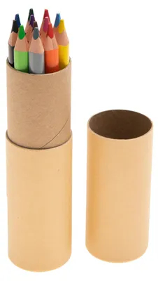 Produktbild von Betzold Dicke Dreikantstifte in Rundbox, 17,5 cm lang, Buntstift für Motorik/Geschicklichkeit, Setgröße: 12 Stück