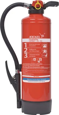 Produktbild von Jockel Schaum Feuerlöscher für polare Brände S6JX AR - alkoholbeständig -