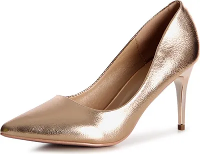 Produktbild von topschuhe24 1075 Damen Pumps High Heels Stilettos, Farbe:Gold, Größe:36 EU
