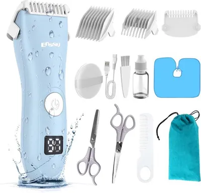 Baby Haartrimmer, Professioneller leiser Haarschneider für Kinder und Kleinkinder, wasserdicht & wiederaufladbar kabellos