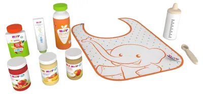 Immagine prodotto di Tanner der kleine Kaufmann HIPP Baby Set aus Holz, mit verschiedenen Produkten