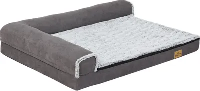 WISFOR Dog Bed Orthopaedic Dog Cushion Pet Bed Cat Bed Dog Basket Sleeping Place, Washable Cover Removable, 100x75x20cm[Velikost: L]