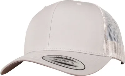 Produktbild von FLEXFIT 6606 | Retro Trucker Cap / Kappe / Mütze / Hut - Farbe: Silver - Größe: One Size