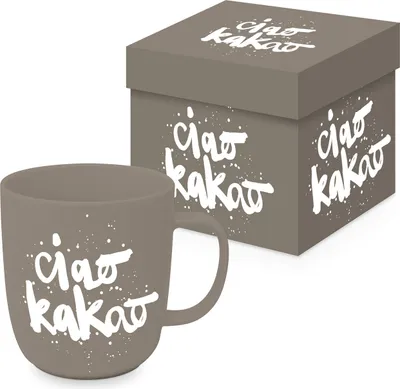 Immagine prodotto di PPD Ciao Cocoa Matte Mug, in confezione regalo, tazza, tazza da tè, tazza da caffè, 400 ml, 604499