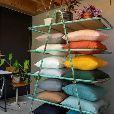 Produktbild von Dutch Decor Dekokissen Linn 45x45 cm Grau