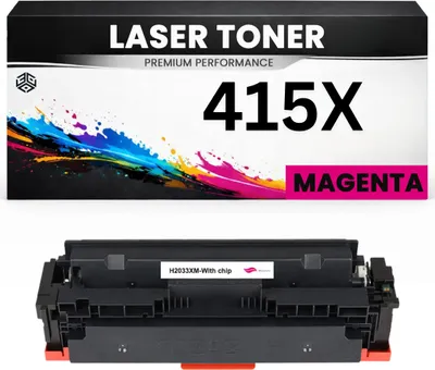 Produktbild von XXL Toner 415X Magenta für HP kompatibel W2033X Premium Alternative  Color LaserJet M454/454dn/454dw/479dw/479/479dn/479fdw Pro MFP M454dn