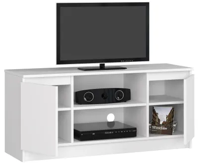 Obrázok produktu pre Televízny stolík 120 cm, 2 dvierka, 1 otvorená priehradka, výška 55 cm, model CLP