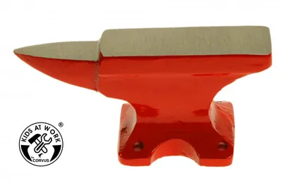 Produktbild von Voll funktionsfähiger kleiner Amboss mit Maßen 11 x 5 cm und ca. 450 Gramm Gewicht