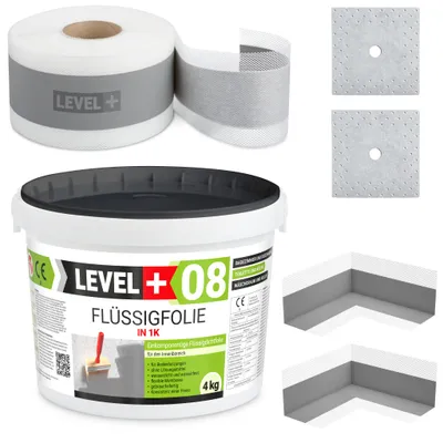 Produktbild von Abdichtung Set Innenecke Wanddichtmanschette Dichtband für Bad Dusche Küche SET07