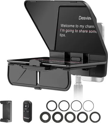 Obrázok produktu pre Teleprompter – Autocue – Kameraový teleprompter – Video teleprompter – Displej pre teleprompter – 11 palcov