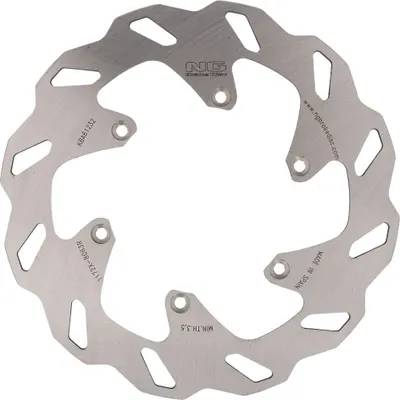 Image de Disque de frein arrière ondulé NG, 240 x 4 mm, avec homologation ABE, pour KTM SMC 690 R ABS, modèles 2014-2017
