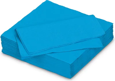 Produktbild von Servietten aus Papier 33x33cm 2-lagig 50 Stück Türkis