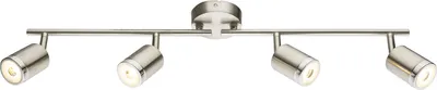 Produktbild von Globo Lighting LED Strahler Metall Nickel matt, 4x LED