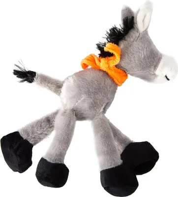 Produktbild von TRIXIE Esel Hundespielzeug, Hund, Plüschspielzeug, Schwarz, Grau, Orange, Plüsch, 240 mm