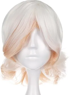 Produktbild von Cosplay Perücke von Nagito Komaeda für Danganronpa Fans | Weiß | 30cm