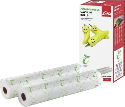 Image de SOLIS Vakuumierfolie ECO 30x600cm 2 Rollen 302966 7611210923008