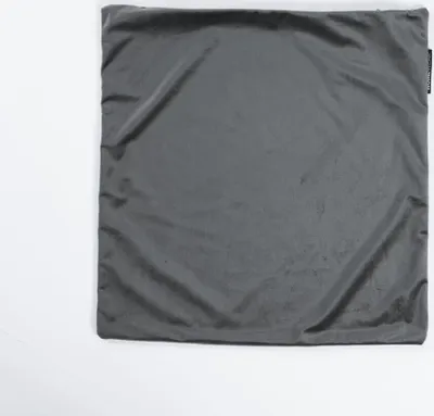 Immagine prodotto di Home Deluxe Fodera per cuscino in velluto COUSHY con imbottitura per cuscino - antracite I Fodera per cuscino Fodera per cuscino