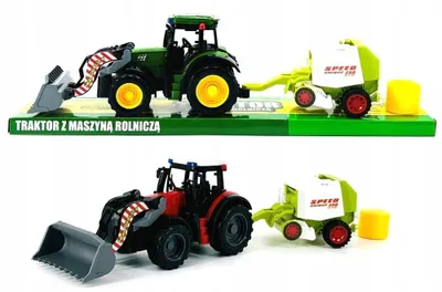 Produktbild von Gazelo Traktor mit Ballenpresse Spielzeug für Kinder