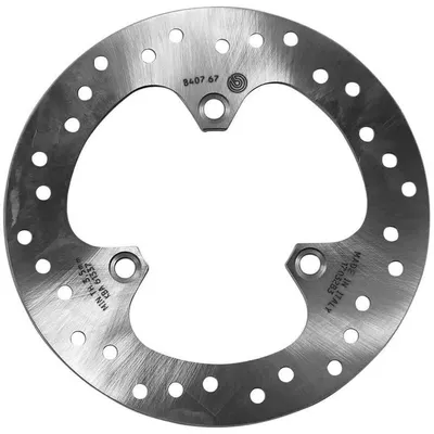 Productafbeelding van BREMBO Festremblok 68B40767, Gold-serie, diameter 220 mm, dikte 4 mm, 3 bevestigingsgaten, voor HONDA