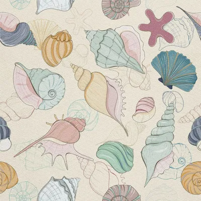 Immagine prodotto di OUTDOOR DECOSTOFFE OXFORD - Motif conchiglie I DX186