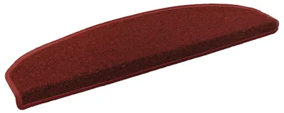 Image de vidaXL Protège-marches autocollants en demi-cercle, 15 pièces, rouge bordeaux
