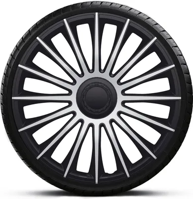 Produktbild von Radkappen Radzierblenden EINZELN (1Stück) 16 Zoll AUSTIN SILVER BLACK Z461417