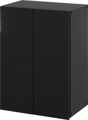 Image de Armoire murale de salle de bain - Meuble de salle de bain Lave-linge Étagère suspendue Meuble de salle de bain avec espace de rangement (noir) 40cmx60cmx25cm