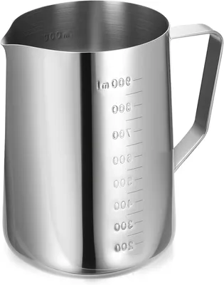 Immagine prodotto di Misurino - 1 litro - Acciaio inossidabile - Manico ergonomico