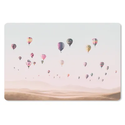 Produktbild von MuchoWow® Mauspad Mousepad Heißluftballon - Wüste - Himmel - Landschaft - Natur 27x18 cm - Mousepads - Maus Mat - Pad - Mausunterlage - Büroartikel - Desk Matten