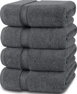 Productafbeelding van Famanu washandjes van katoen - Zeer zacht en zeer absorberend, set van 4