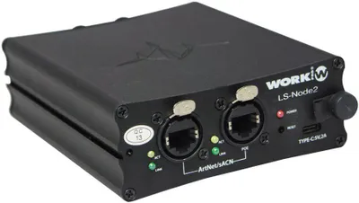 Produktbild von Streaming-Gerät LS-NODE2 RDM/DMX mit 2 Eingängen und 2 Ausgängen, LightShark-kompatibel