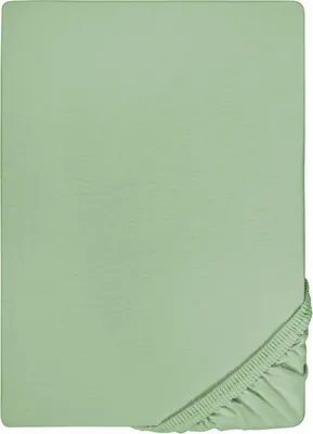 Immagine prodotto di Lenzuolo teso in microfibra interlock jersey verde 90 x 190 - 100 x 200 cm