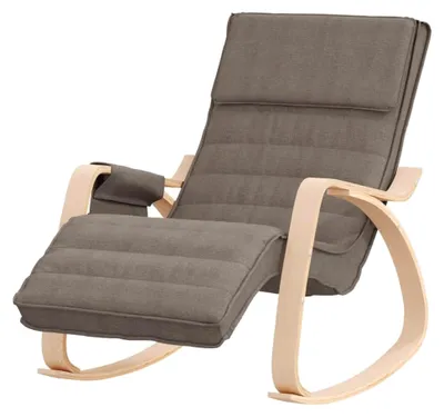 Produktbild von Schaukelstuhl, Schaukelstuhl, Stoff, 67 x 80 x 88 cm, Taupe