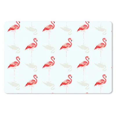 Produktbild von MuchoWow® Schreibtischunterlage Flamingo - Tiere - Muster 60x40 cm - XXL Mauspad - Großes Mauspad
