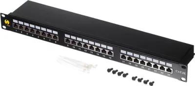 Produktbild von NETRACK Patchpanel 19`` 24-Port Kat. 5e FTP LSA