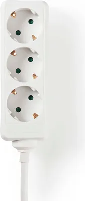 Produktbild von Nedis Steckdosenleiste - Schutzkontakt / Typ F (CEE 7/7) - 3-Wege - 1.50 m - 3680 W - 16 A - Weiss